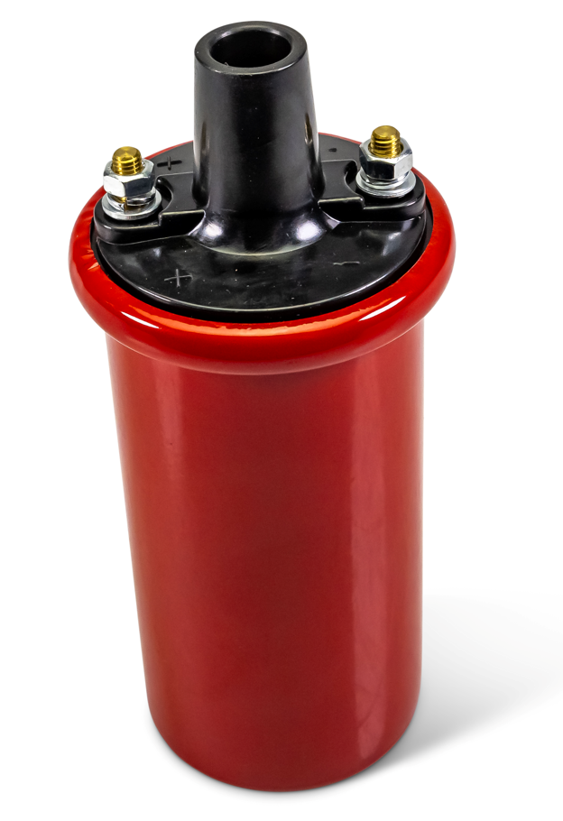 High-output cannister-style ignition coil for Pro-Flo 4 and aftermarket EFI by Edelbrock