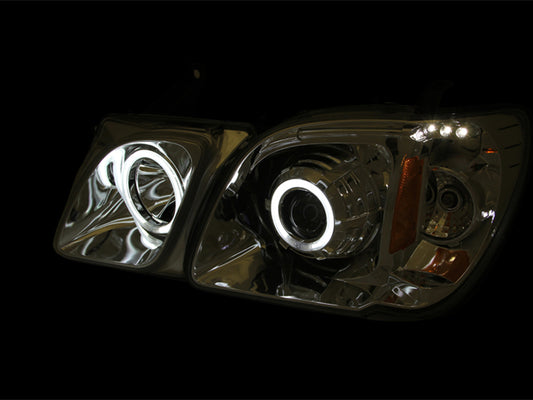 Projector Headlight Set w/Halo by ANZO USA