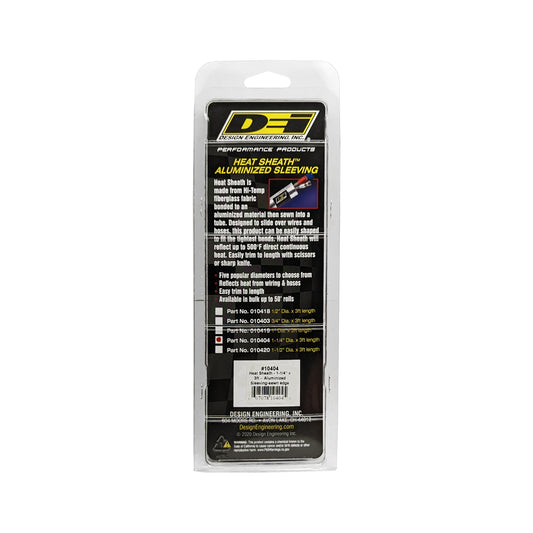 One 36 inch length of Heat Sheath with a 1-1/4 inch inside diameter. by Design Engineering