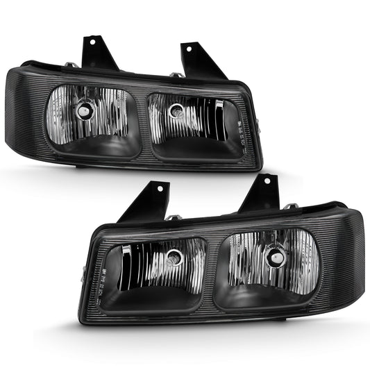 Crystal Headlight Black by ANZO USA