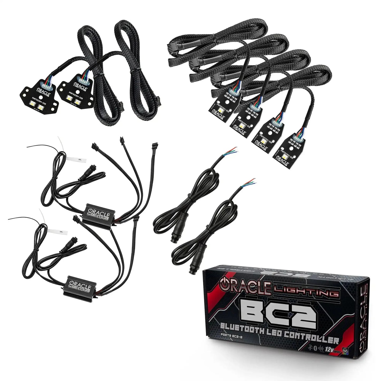ORACLE Lighting 2015-2021 Dodge Charger ColorSHIFT RGB+W Headlight DRL Upgrade Kit by ORACLE Lighting