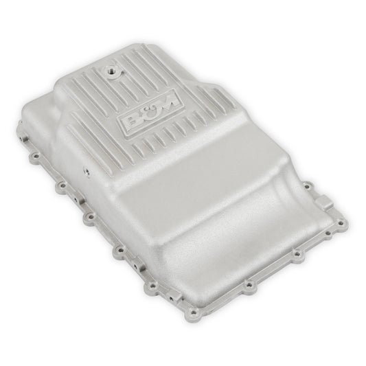 B&M Hi-Tek Heavy-Duty Deep Transmission Pan - Ford 10R80 - Aluminum - Natural by B&M