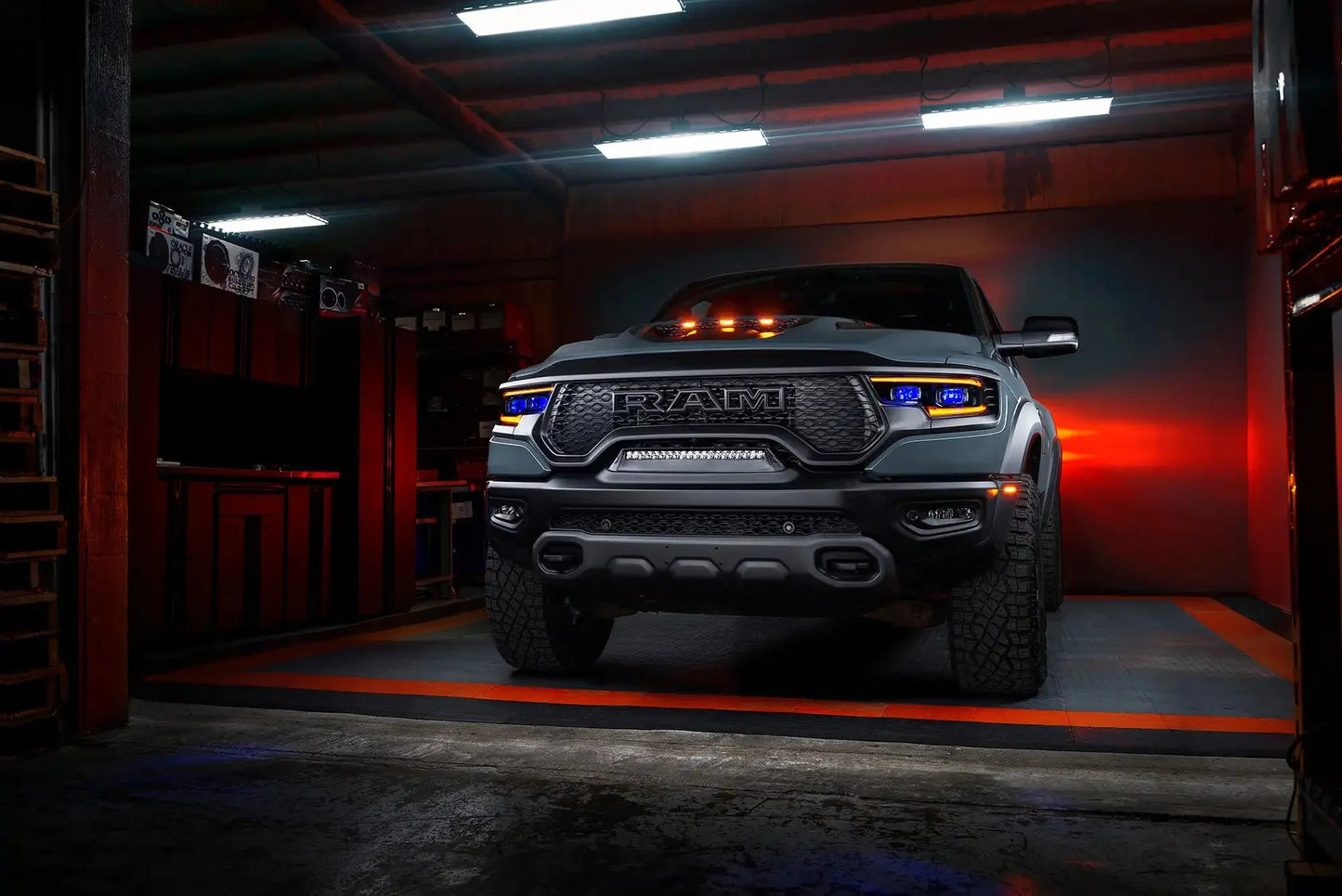 ORACLE Lighting 2019-2024 Ram 1500 ColorSHIFT Headlight Demon Eye Kit - LED Projector Headlights by ORACLE Lighting