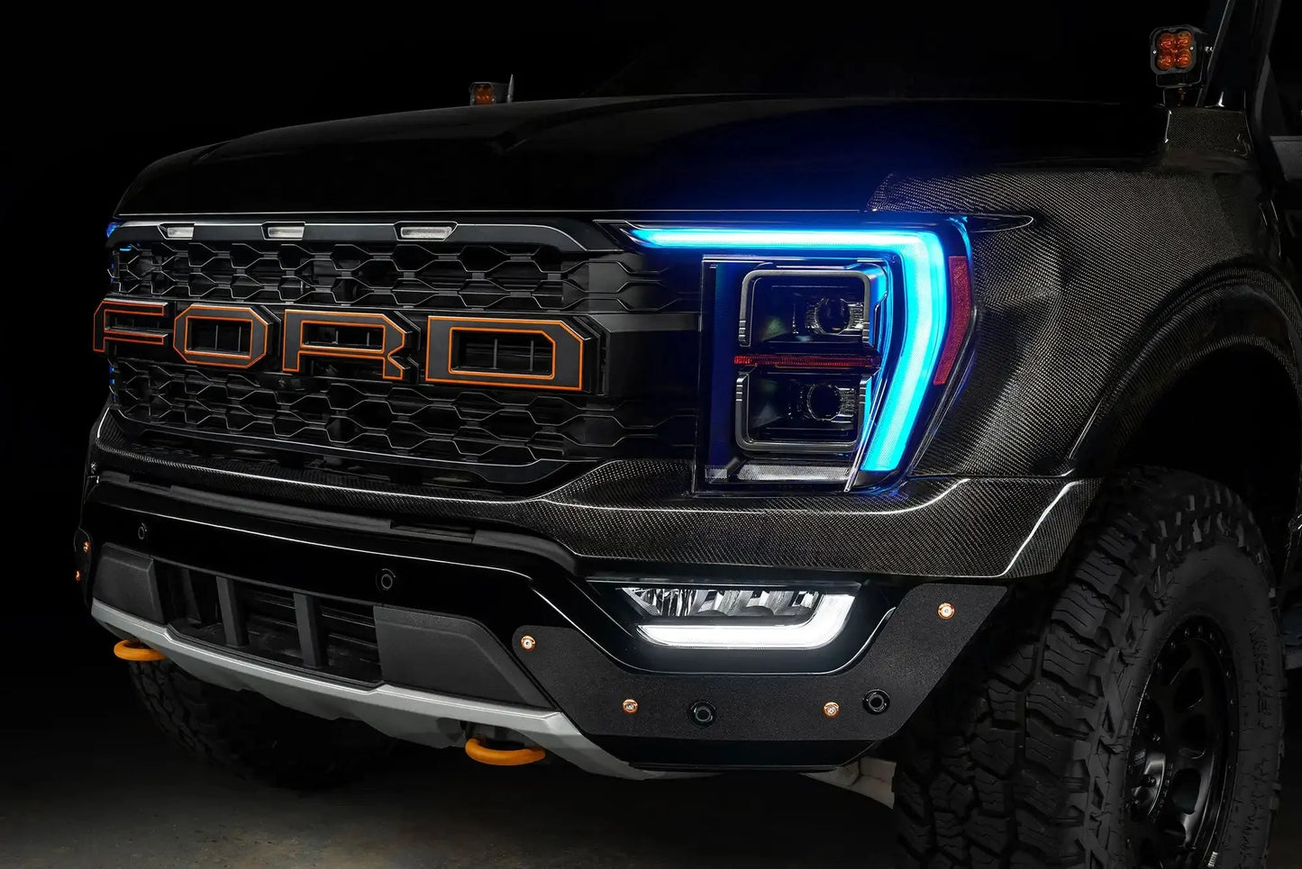 ORACLE Lighting 2021-2023 Ford F-150 ColorSHIFT RGB+W Headlight DRL Upgrade Kit by ORACLE Lighting