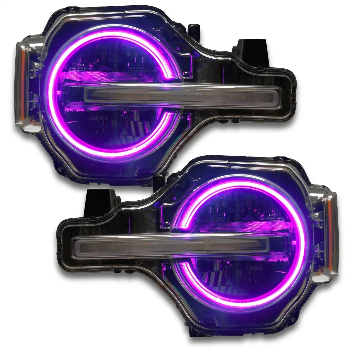 ORACLE Lighting 2021-2025 Ford Bronco ColorSHIFT RGB+W Headlight Halo Upgrade Kit by ORACLE Lighting
