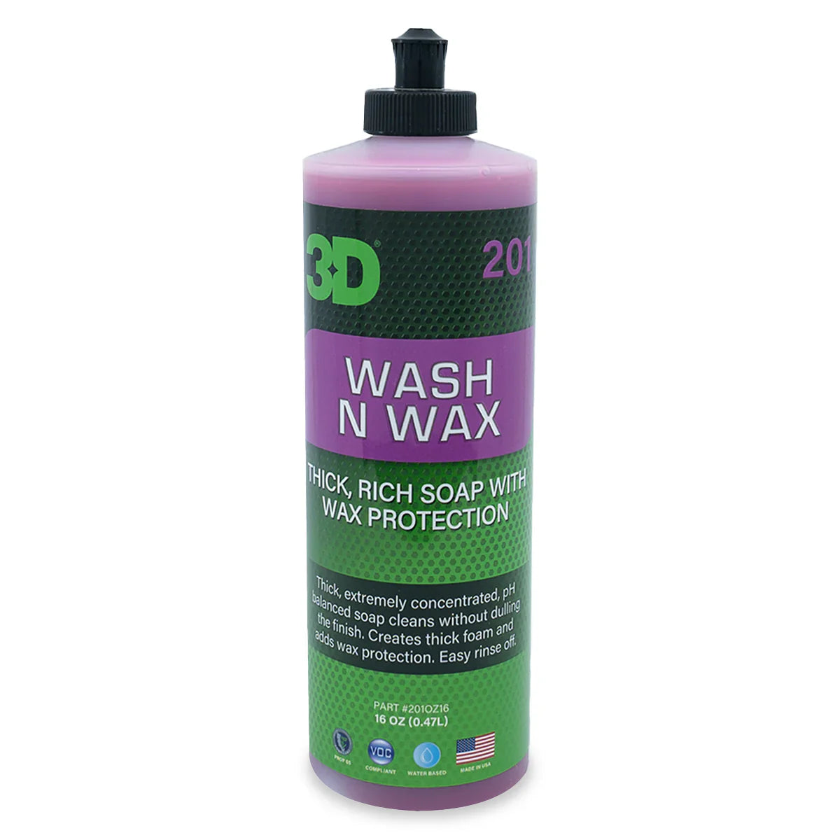 3D WASH N WAX 16 oz by 3D