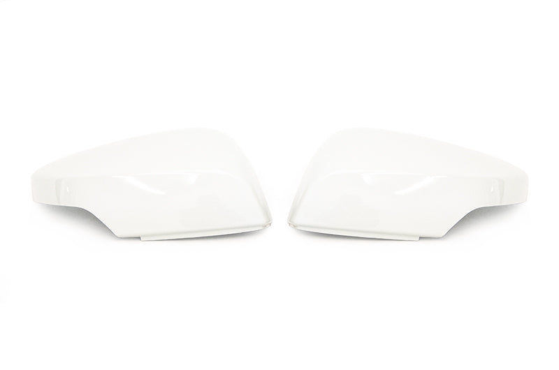 OLM OE Style Mirror Cover with Turn Signal Cutout - Crystal White - 2015-2021 Subaru WRX / STI / 2015-2017 Crosstrek by OLM