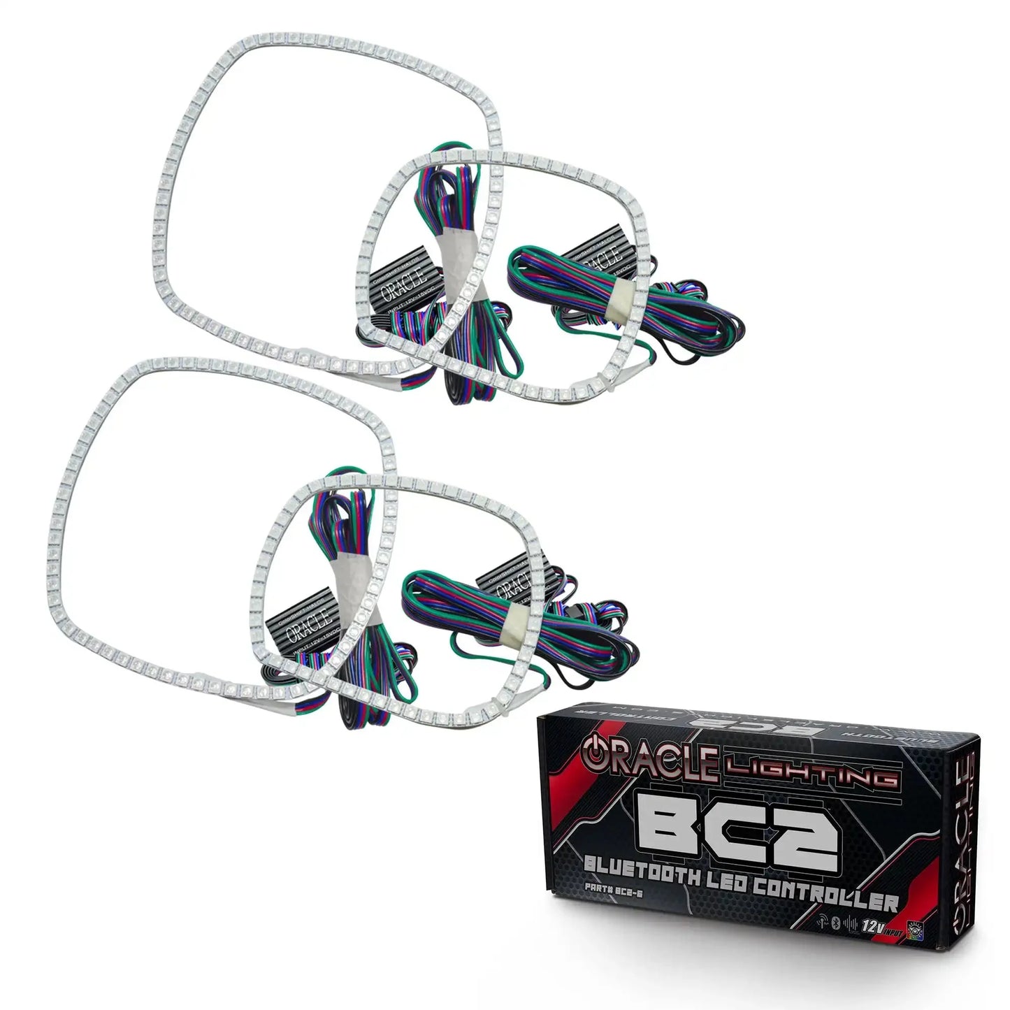 ORACLE Lighting 2011-2014 Dodge Charger LED Headlight Halo Kit by ORACLE Lighting