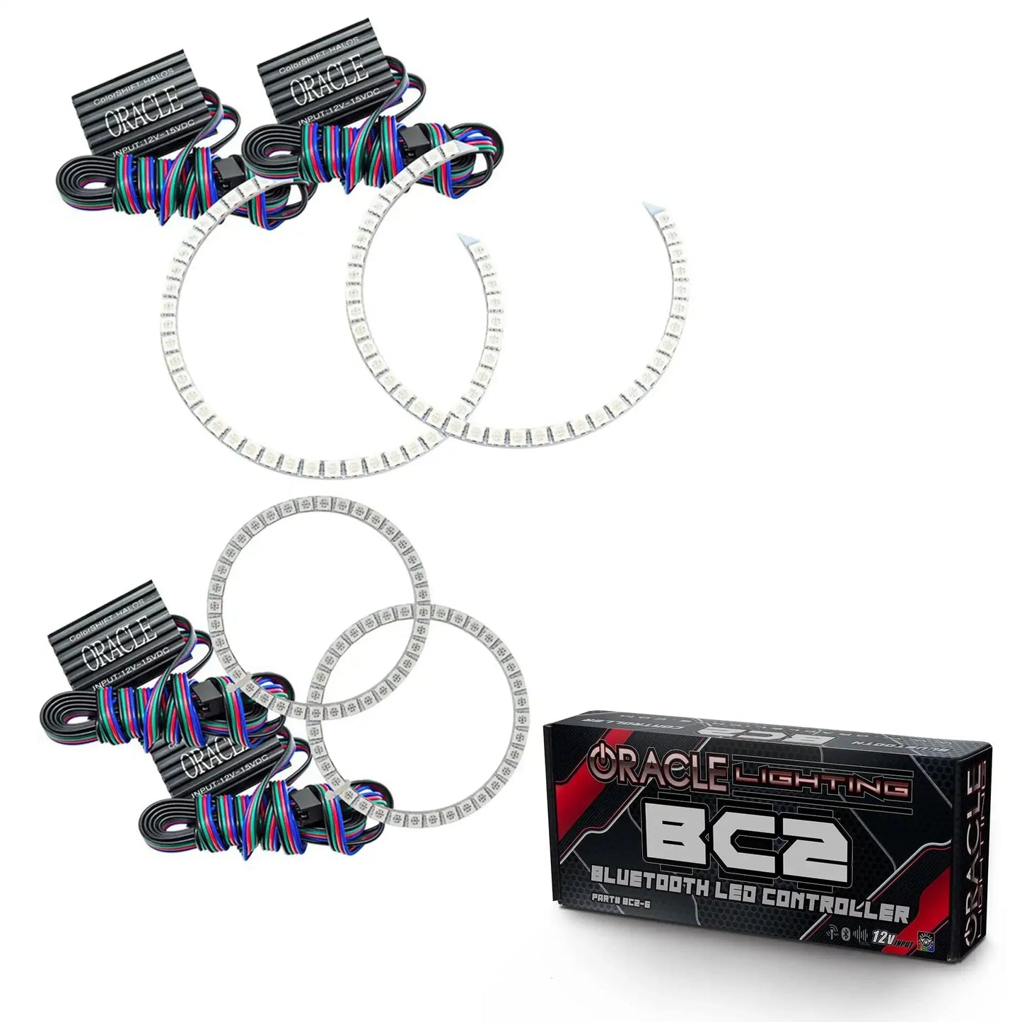 ORACLE Lighting 2008-2011 Mercedes C-Class W204 LED Headlight Halo Kit by ORACLE Lighting