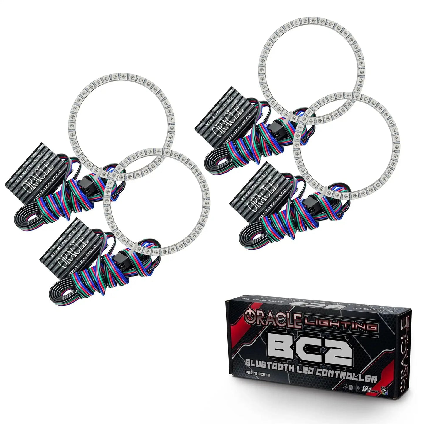 ORACLE Lighting 2006-2007 Infiniti G35 Coupe LED Headlight Halo Kit by ORACLE Lighting