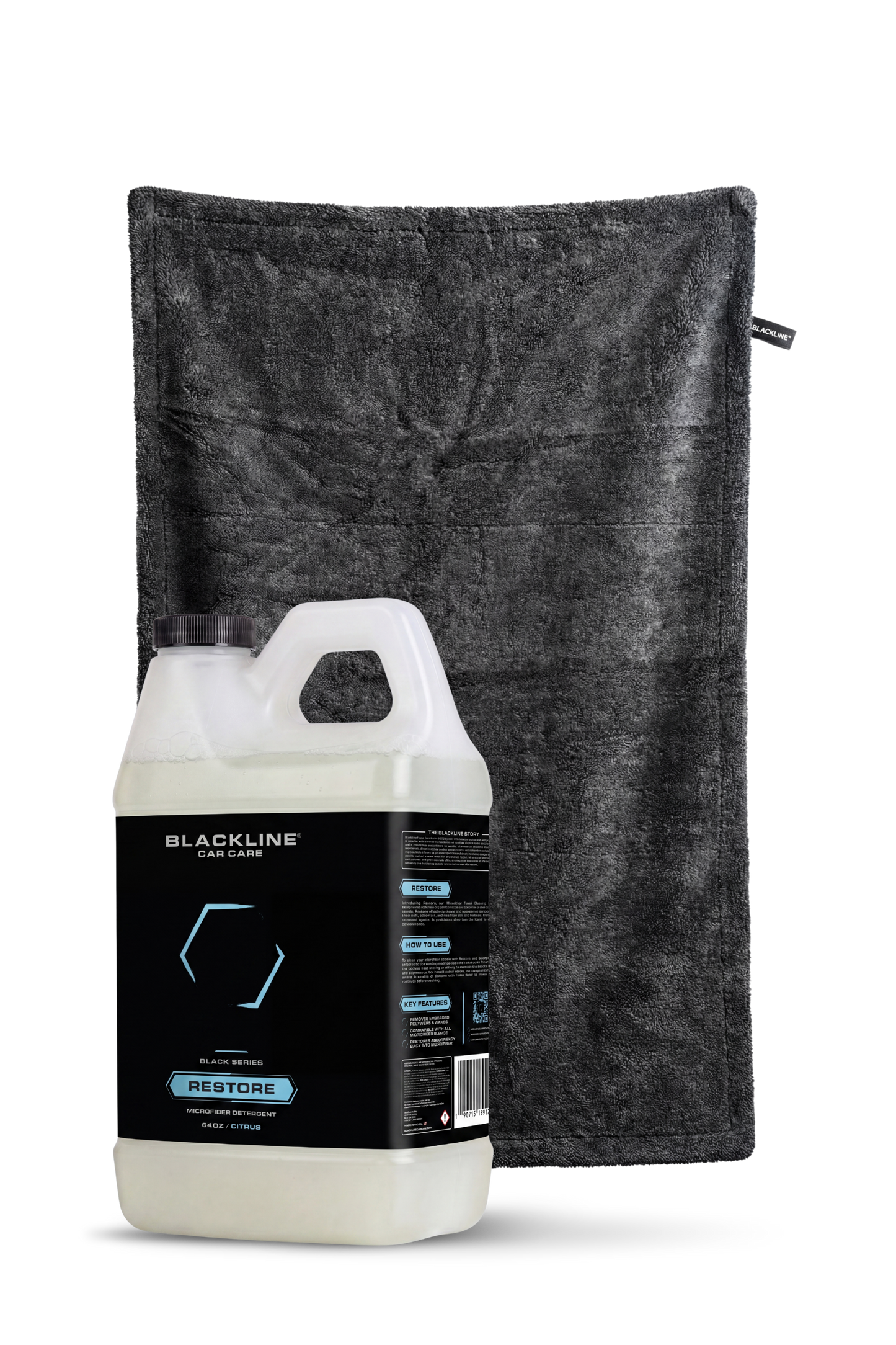 BLACKLINE® RESTORE MICROFIBER DETERGENT by Blackline Car Care