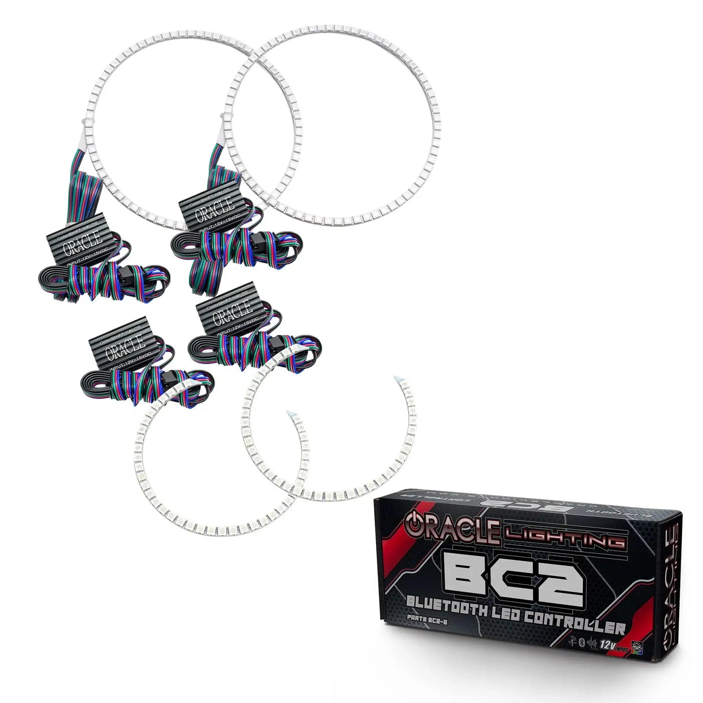 ORACLE Lighting 2011-2013 Dodge Durango LED Headlight Halo Kit by ORACLE Lighting