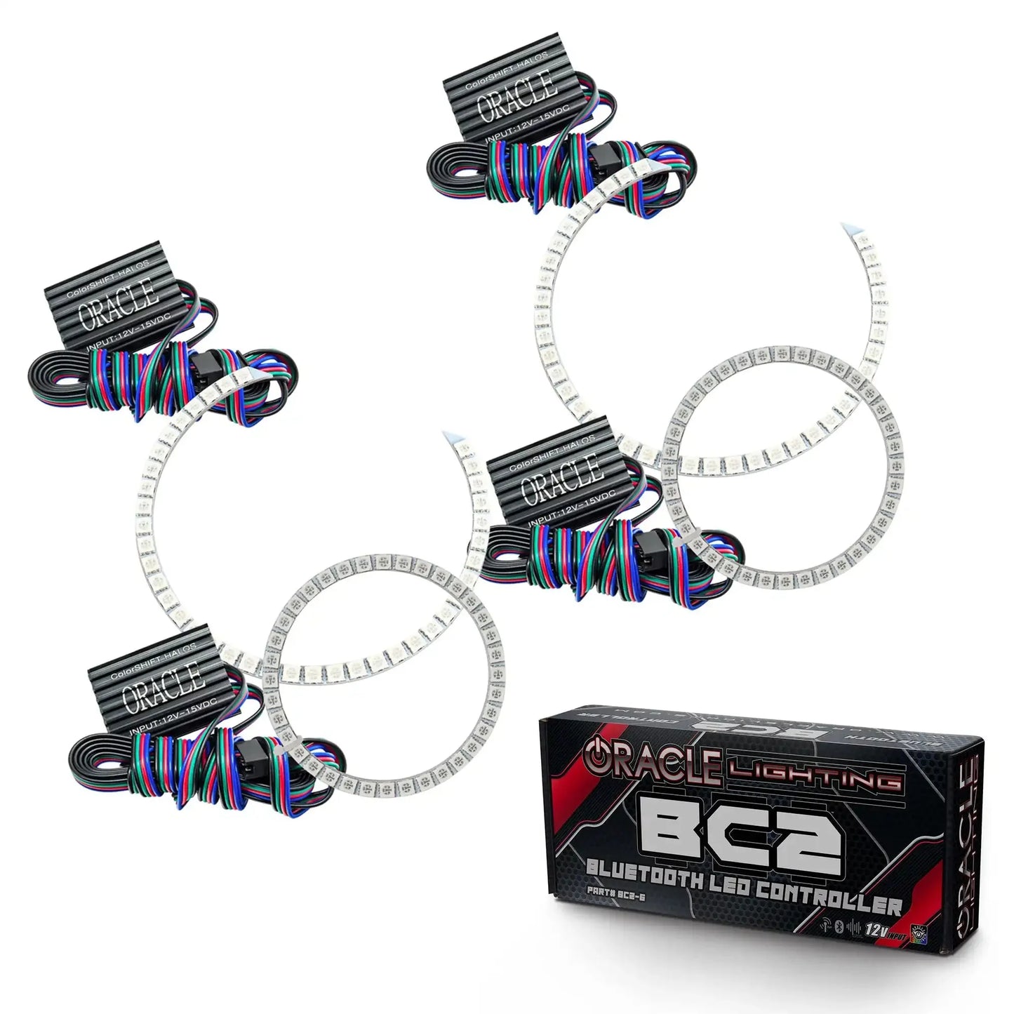 ORACLE Lighting 2008-2010 Jaguar XF LED Headlight Halo Kit by ORACLE Lighting