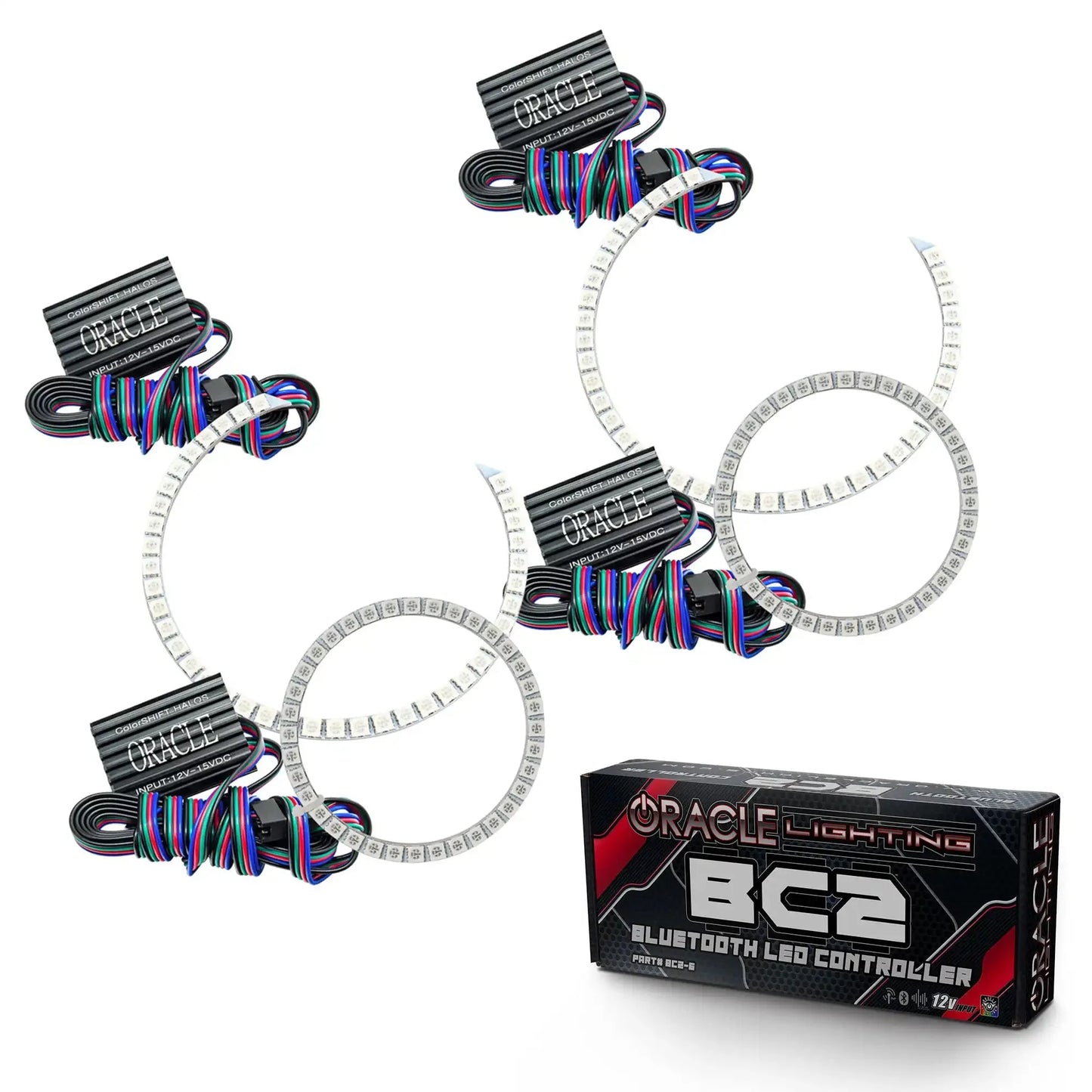 2003-2010 BMW 5 Series ORACLE Headlight Halo Kit-E60 by ORACLE Lighting