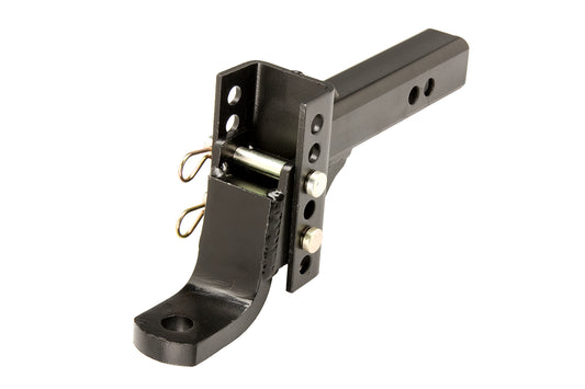 For 2" Recvr 6K Gross Wt Adjust Drop Or Rise Accepts 1" Shank W/O Ball Blk Steel by Husky Towing
