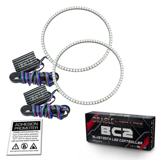 1997-2006 Jeep Wrangler TJ ORACLE LED Headlight Halo Kit- Waterproof Surface Mount by ORACLE Lighting