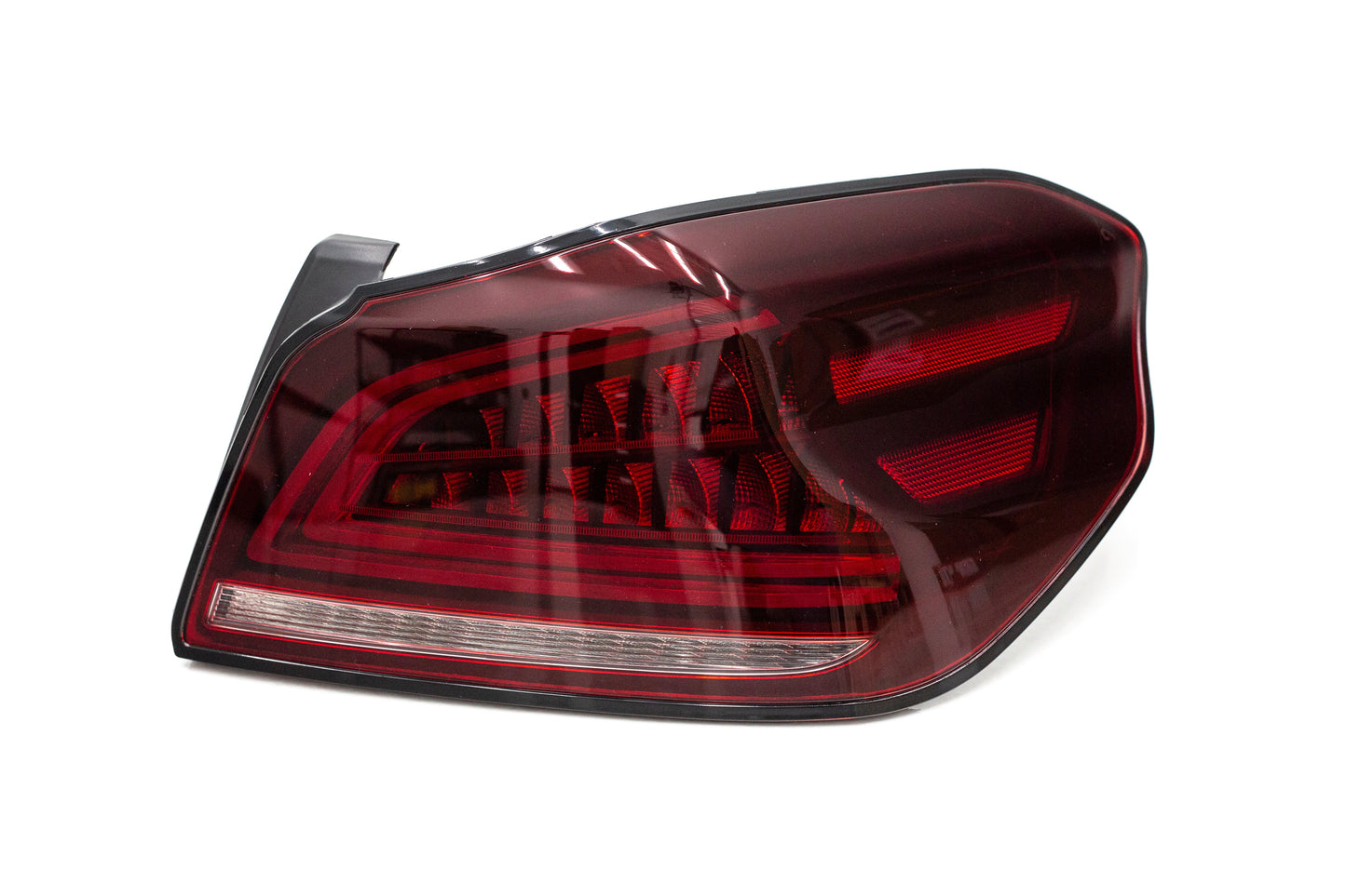 OLM Spec CR Tail Lights (Red Lens, Black Base) - 2015-2021 Subaru WRX & STI by MYX Automotive