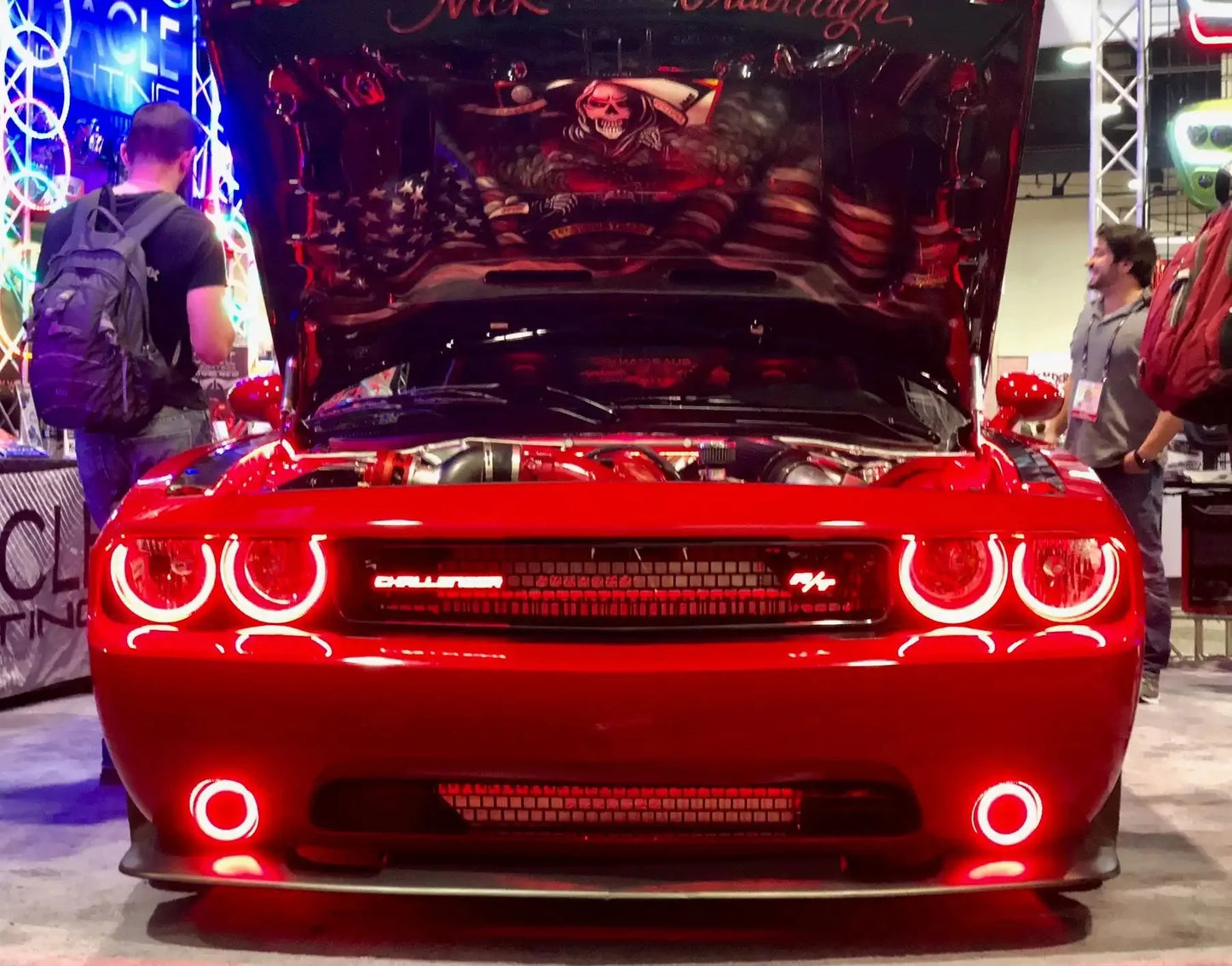 ORACLE Lighting 2008-2014 Dodge Challenger LED Fog Light Halo Kit - Surface Mount by ORACLE Lighting