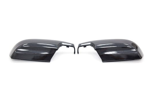 OLM Paint Matched Lower Mirror Covers - Dark Gray Metallic / Asphalt - 2015-2021 Subaru WRX / STI / 2015-2017 Crosstrek / 2015-2016 Impreza by OLM