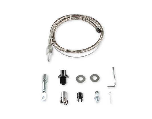 Adjustable and cuts to length. 36 Inch cable with 24 Inch sleeve. by Mr Gasket