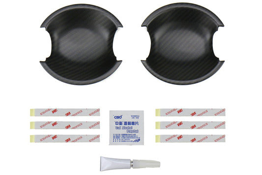 OLM Dry Carbon Fiber Exterior Door Handle Insert - Matte Carbon Fiber - 2013-2016 Scion FR-S / 2013-2021 BRZ / 2017-2020 Toyota 86