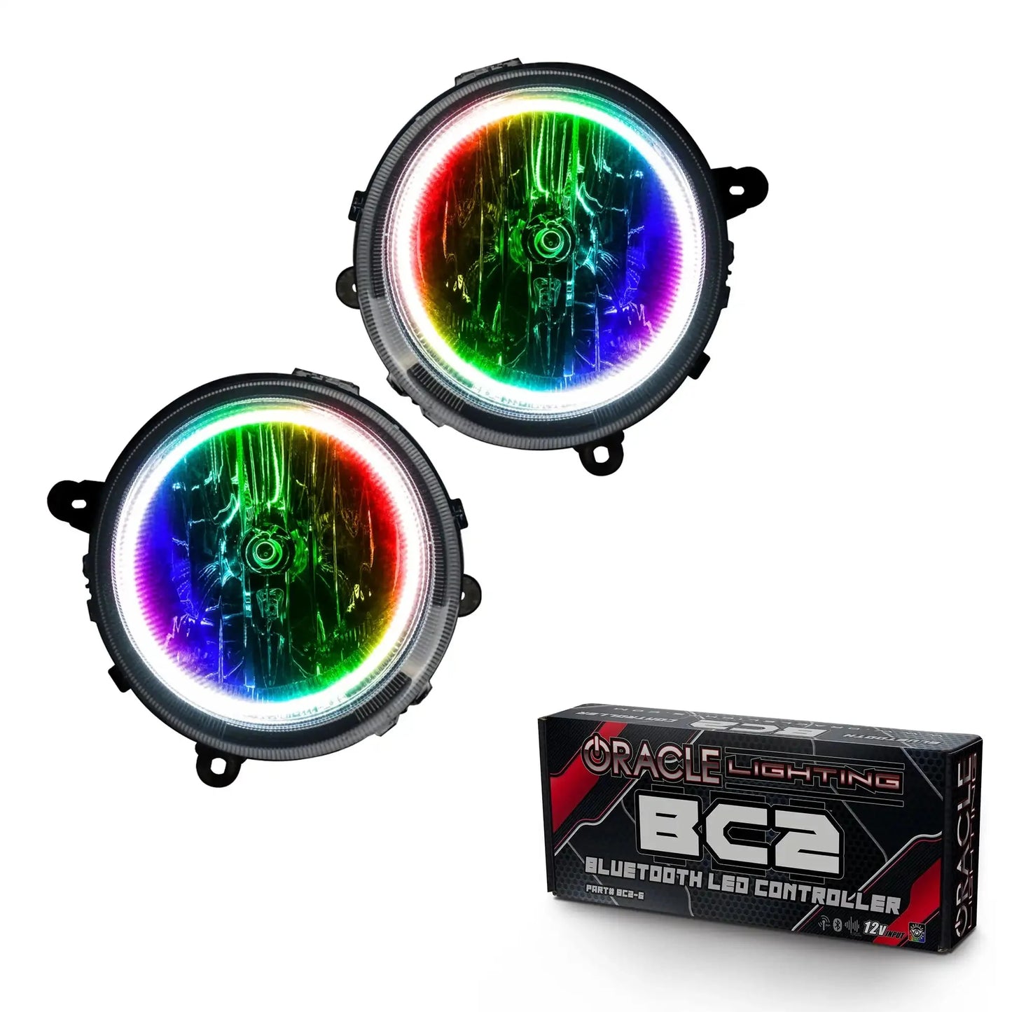 ORACLE Lighting 2007-2010 Jeep Compass Pre-Assembled Halo Headlights by ORACLE Lighting