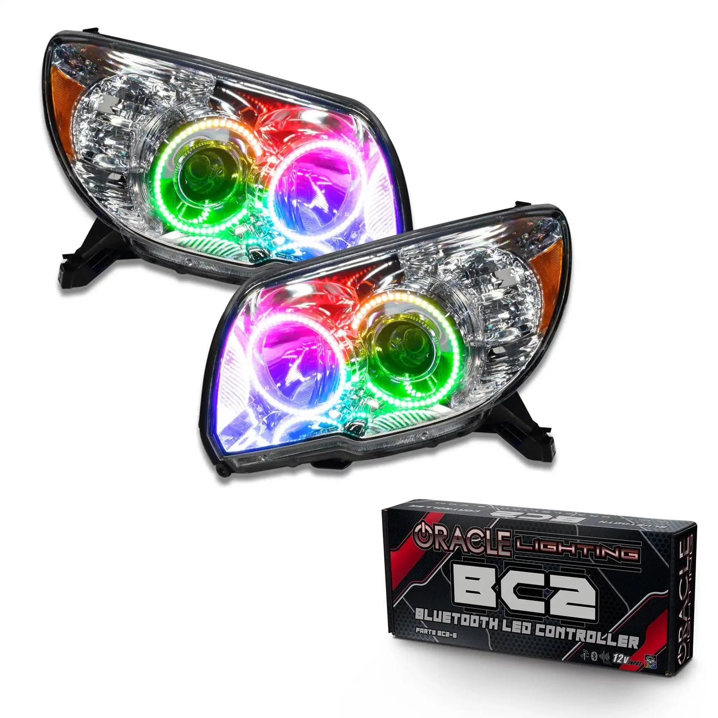 ORACLE Lighting 2006-2009 Toyota 4-Runner Pre-Assembled Halo Headlights-Non HID by ORACLE Lighting