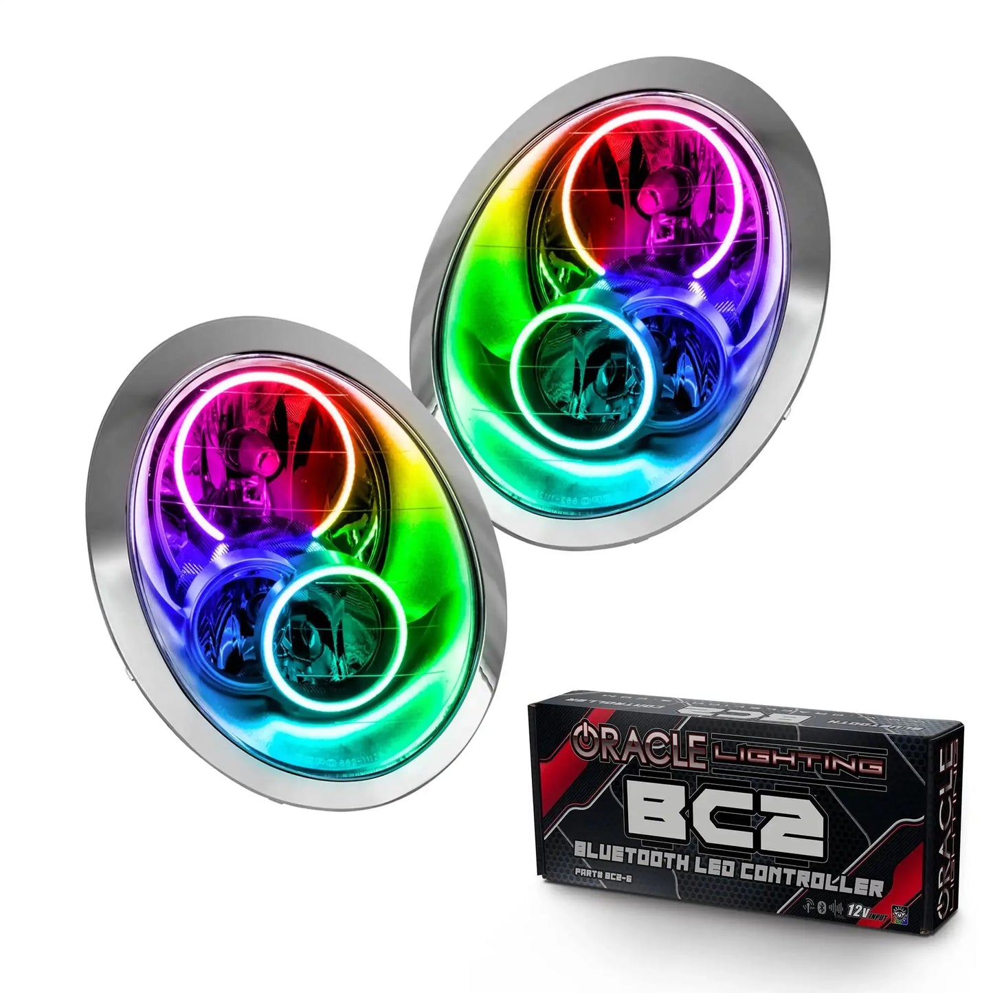 ORACLE Lighting 2005-2008 Mini Cooper/S Pre-Assembled Halo Headlights by ORACLE Lighting