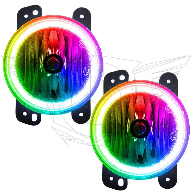 ORACLE Lighting 2010-2017 Jeep Wrangler JK Pre-Assembled Halo Fog Lights by ORACLE Lighting