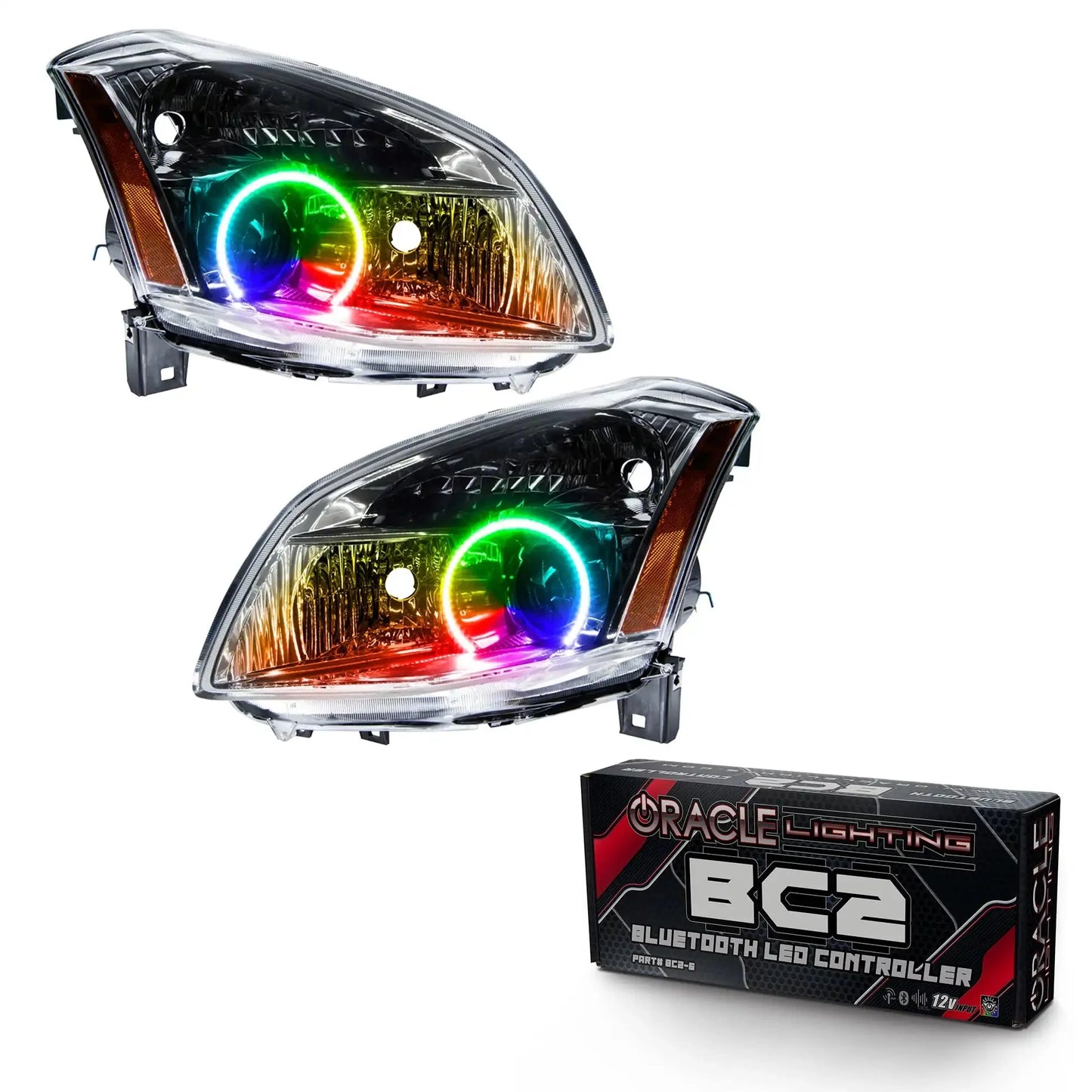 ORACLE Lighting 2007-2008 Nissan Maxima Pre-Assembled Halo Headlights by ORACLE Lighting