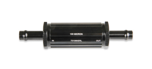 Fuel Filter for Vapor Guard - 3/8" EFI or Carburetor Pre-Filter 100 micron by Earl's Performance