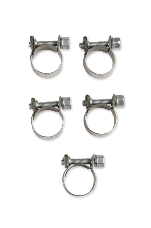 Clamps for 3/8" Vapor Guard Hose - Screw Type Clamps, Package of 5 by Earl's Performance