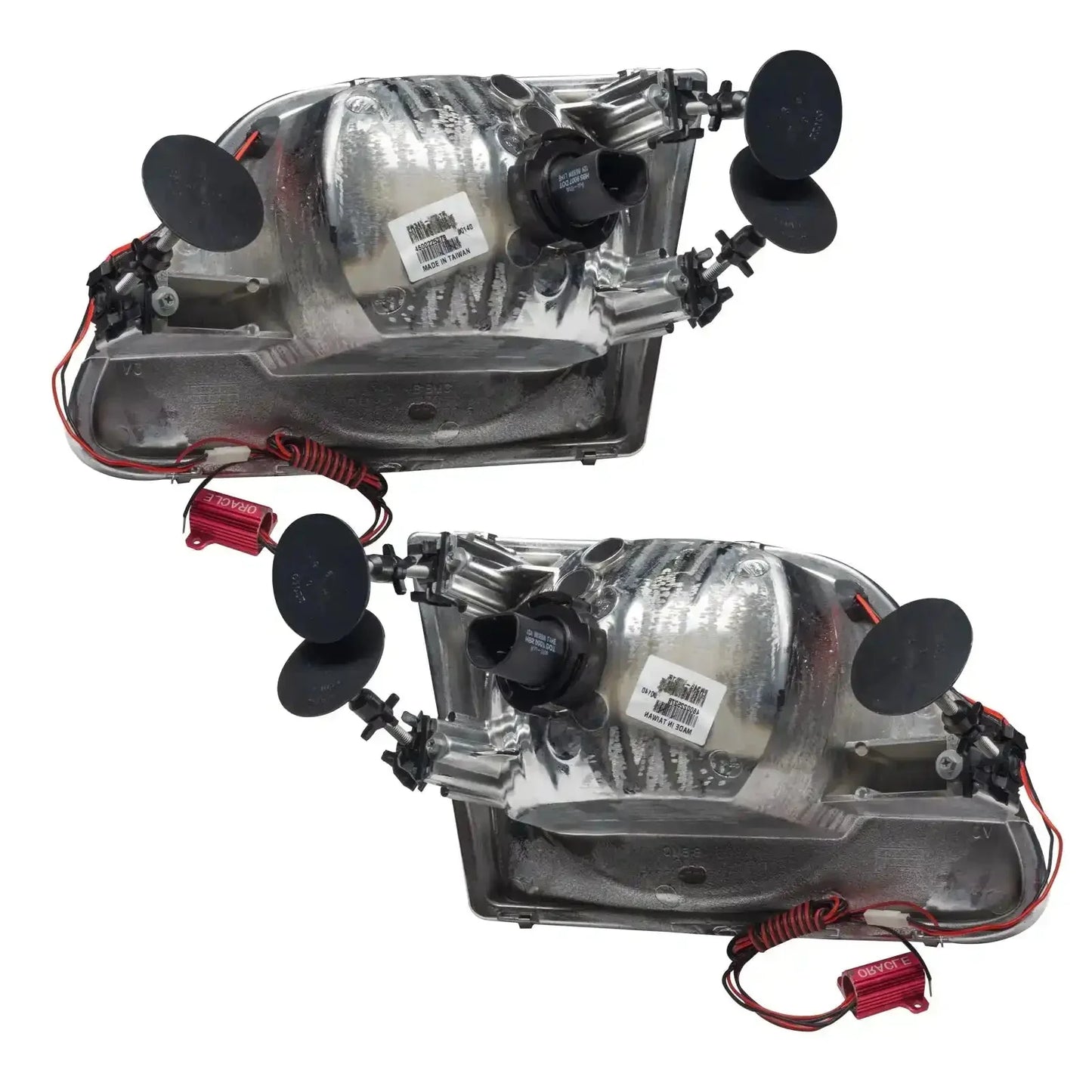 ORACLE Lighting 1997-2003 Ford F-150/F-250 Super Duty Pre-Assembled Halo Headlights - Chrome Housing by ORACLE Lighting