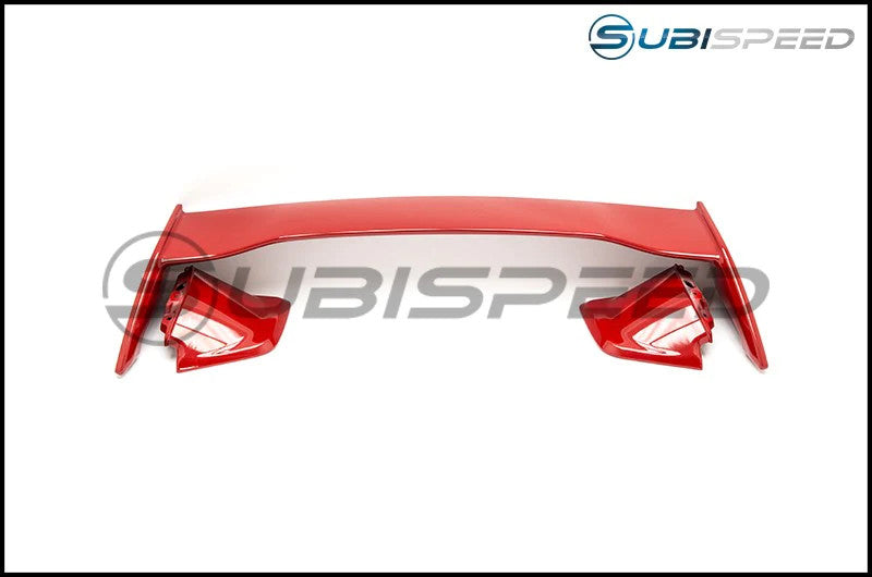 OLM STI Style Paint Matched Spoiler - Pure Red - 2015-2021 Subaru WRX / STI by OLM