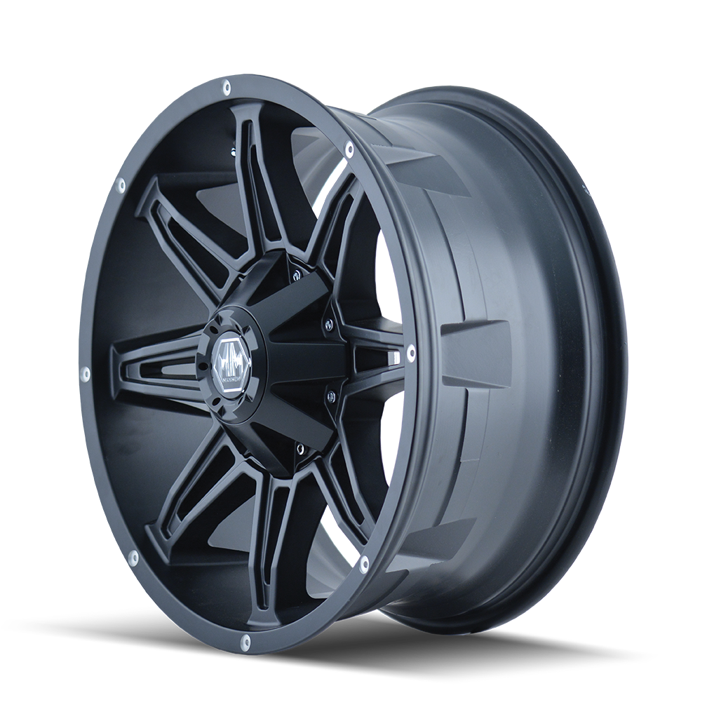 MAYHEM RAMPAGE 8090 MATTE BLACK 20X9 6-135/6-139.7 11MM 106MM by Mayhem