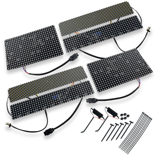 1987-1993 Ford Mustang LX Sequential LED Tail Light Conversion Kit - Plug & Play by ORACLE Lighting