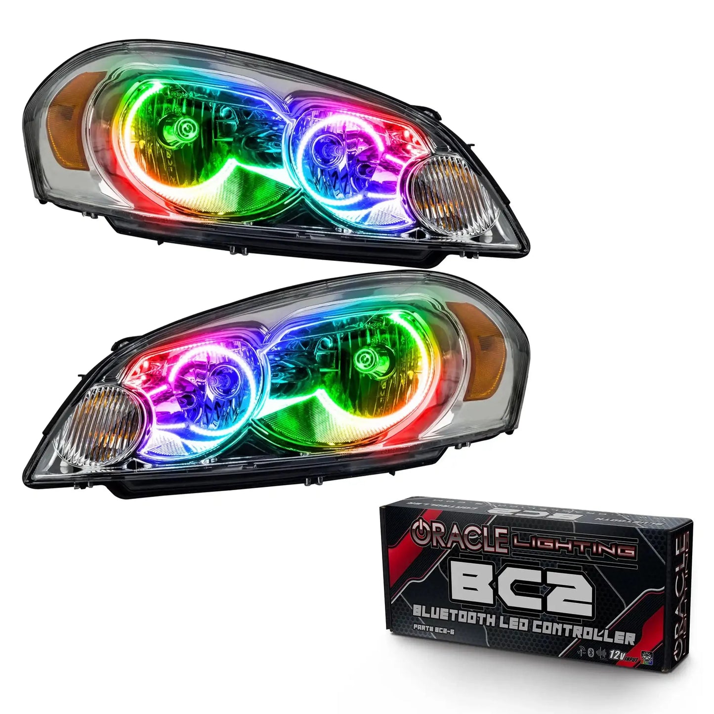 ORACLE Lighting 2006-2013 Chevrolet Impala Non-Projector Pre-Assembled Halo Headlights by ORACLE Lighting