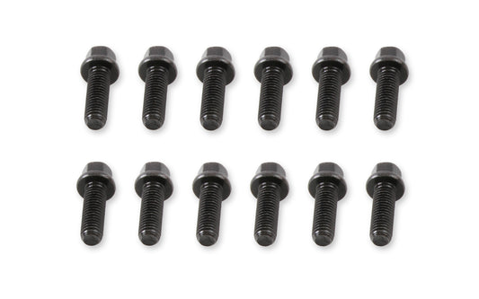 Mr. Gasket Header Bolts - M8-1.25 25mm Hex Head - Black Oxide by Mr Gasket