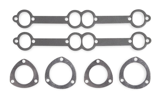 Header Gaskets-Ferroglass Non-Asbestos - 262-400 Chevy Small Block Gen I 55-91 by FlowTech