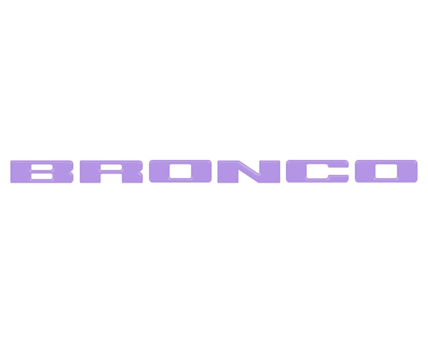 Front Grille Letters Overlays Fits 2021-2026 Ford Bronco Sport by Tufskinz.com