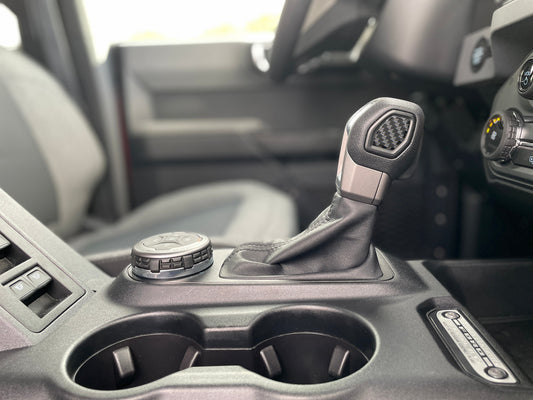 Shift Knob Insert (Automatic) Fits 2021-2026 Ford Bronco by Tufskinz.com