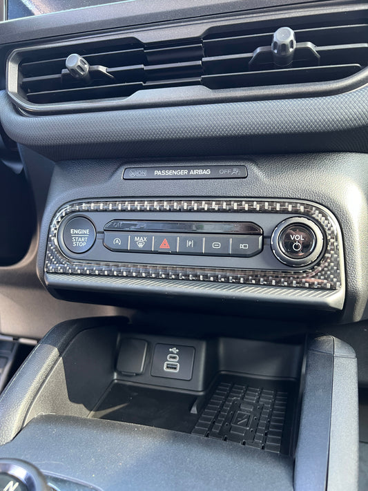 Center Control Accent Trim Fits 2025-2026 Ford Bronco Sport by Tufskinz.com