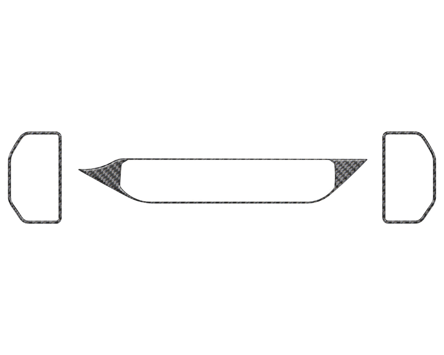 AC Vent Surround Accent Trim Fits 2025-2026 Ford Bronco Sport by Tufskinz.com