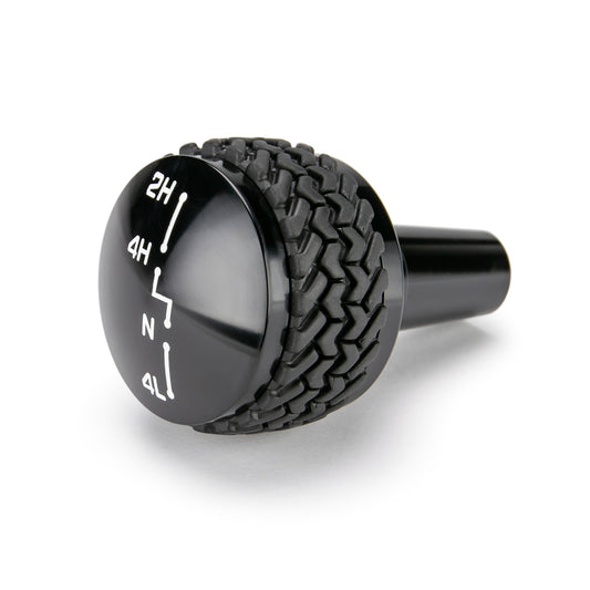 07-18 Jeep JK 4WD Shift Knob; Black by DV8 Offroad