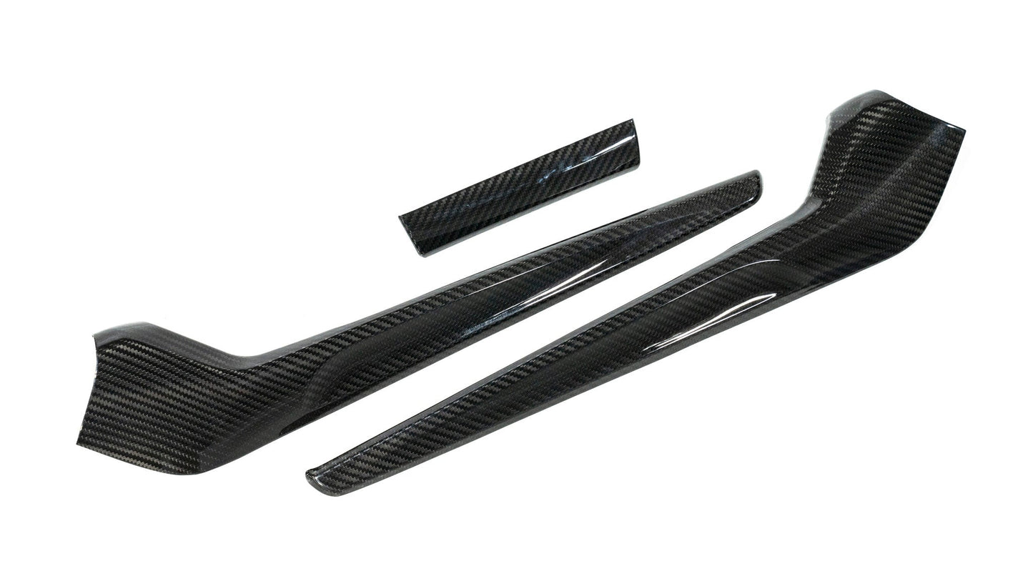 OLM LE Carbon Fiber Shift Panel Side Covers (3pc) - 2023+ Honda Civic FL5 Type R by OLM