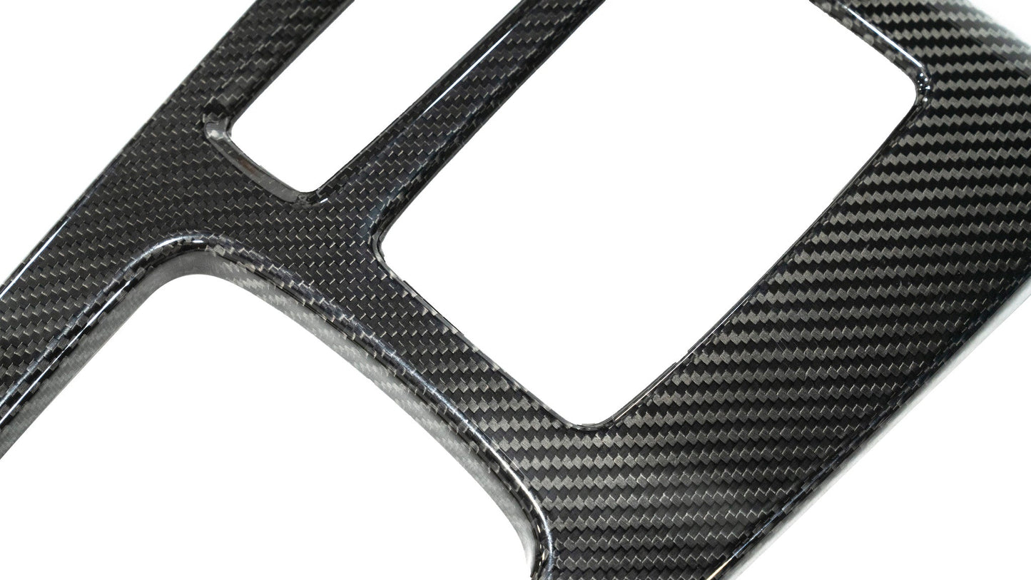 OLM LE Carbon Fiber Shift Panel Cover - 2023+ Honda Civic FL5 Type R by OLM
