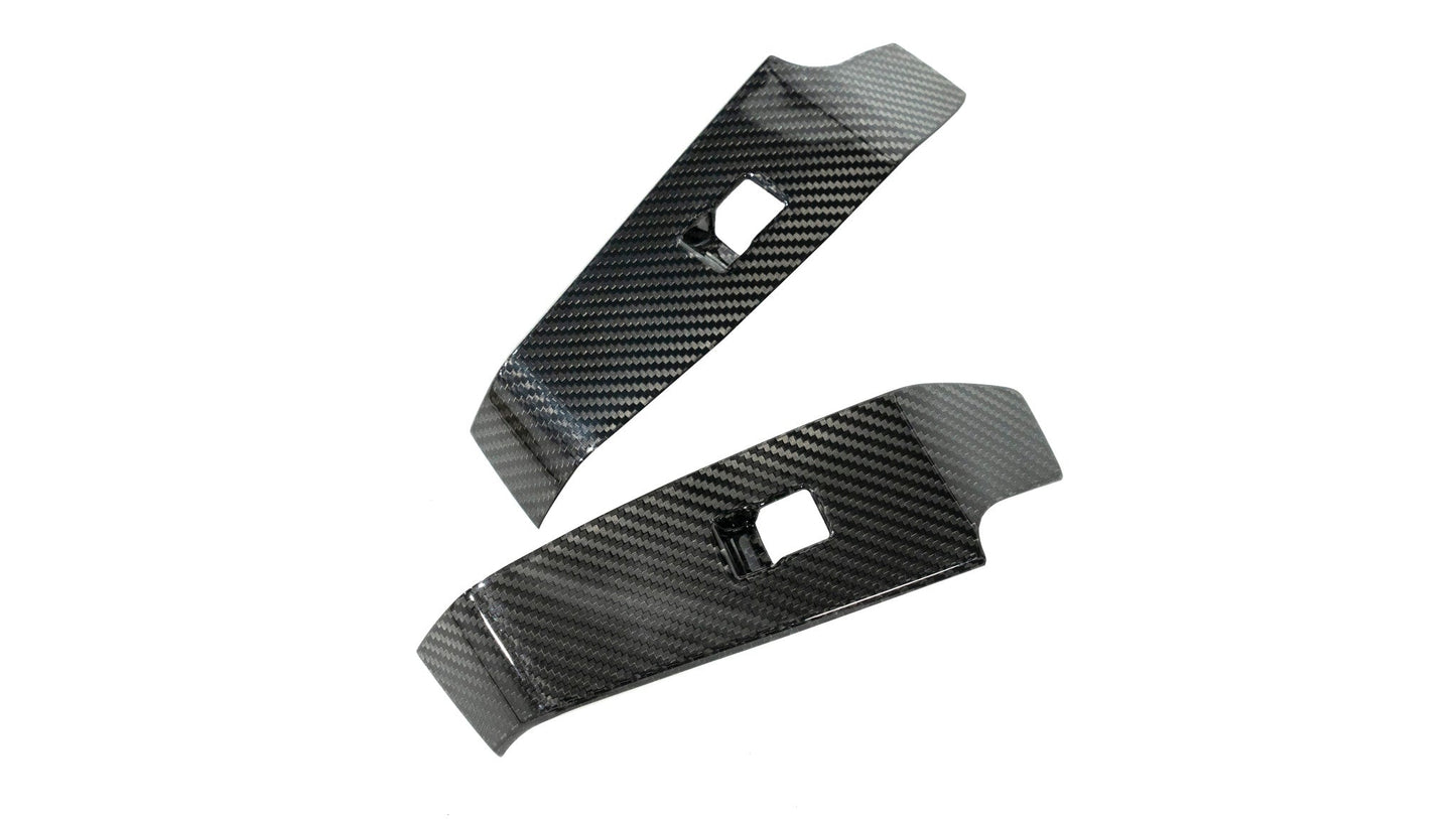 OLM LE Carbon Fiber Window Switch Panel Covers (Set of 4) - 2022+ FL Honda Civic / FL5 Type R by OLM