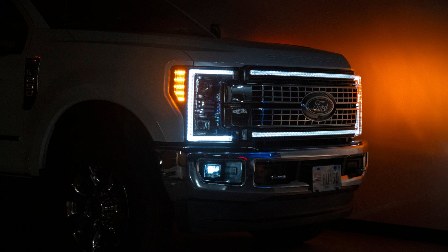 2015-2020 F150 / 2017-2022 F250 F350 LED Fog Lights w/Black Housing - OLM by MYX Automotive