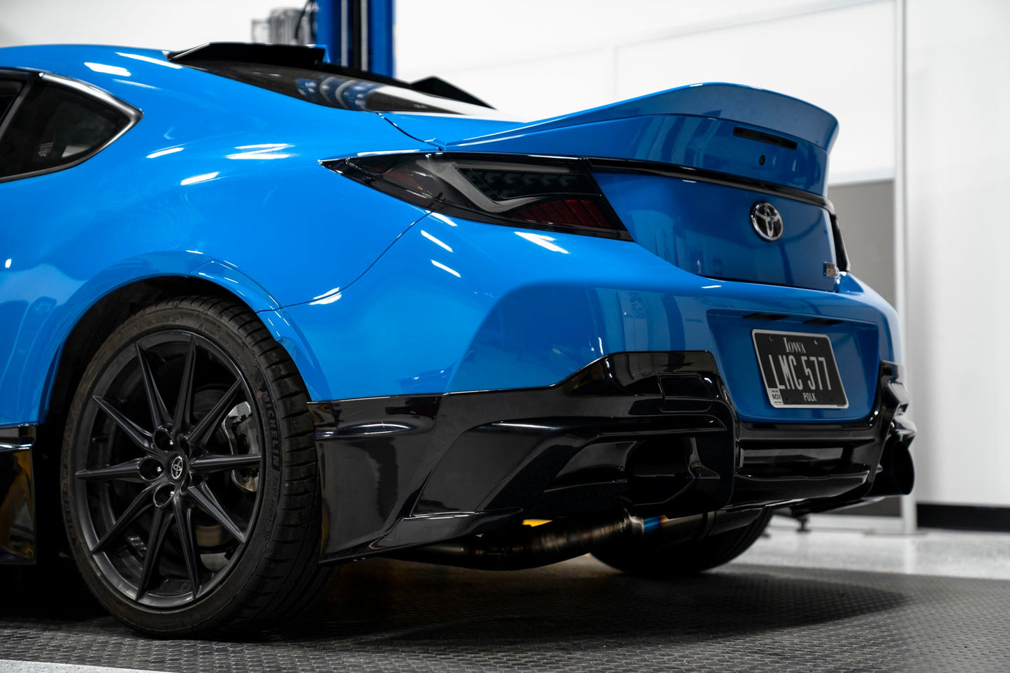 OLM TR Style Rear Bumper Lip (Unpainted) - 2022+ GR86 / BRZ by OLM