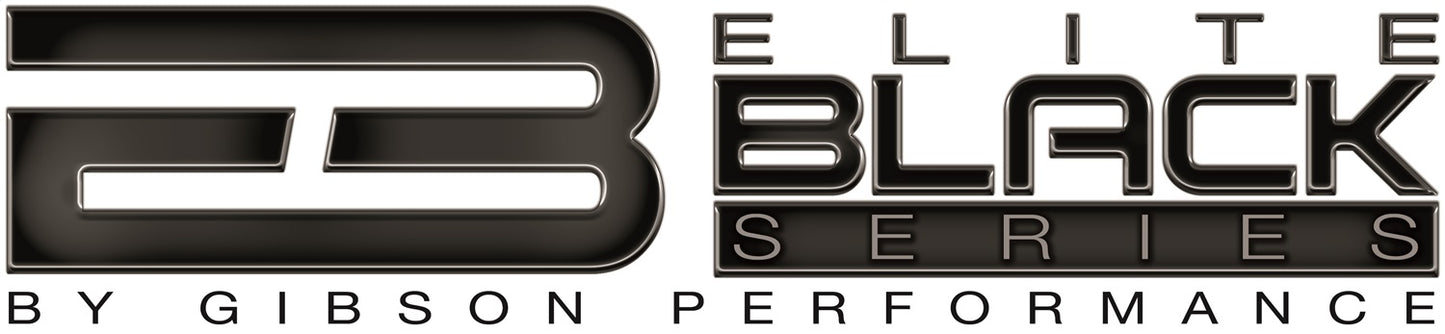 Black Elite Cat-Back Single Exhaust System; Black Ceramic by Gibson Performance Exhaust